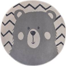 Hanse Home Adventures Children Grey Rug Round 100 cm 39.4x39.4"