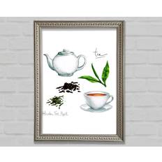 Happy Larry Tea Selection Print Framed Art