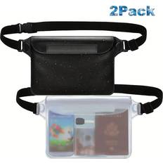 Shein 2pcs Pfilerso Waterproof Phone Pouch With Waist Strap Keep Your Phone Safe And Dry During Water Activities