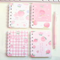Shein 1pc 80 A7 Spiral Notebook With Horizontal Lined Pages For Cute Note Taking Random