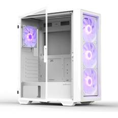 Computer Cases Zalman i3 ARGB Vision Gaming PC Case 3 x 140mm 1 x 120mm White