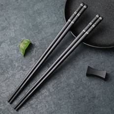 Plastic Chopsticks Shein 1pair Chinese Character Print Chopsticks, Simple Plastic Chopsticks For Ätpinne