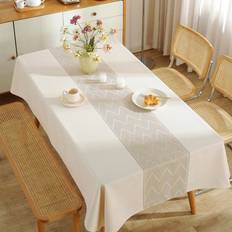 Brown Tablecloths Shein Waterproof 1pc for Daily Home Tablecloth Brown