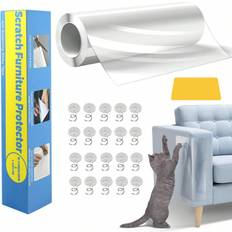 Shein Scratch Protection Cat Tape 30CM*5M, Cat Scratch Protection Sofa Transparent, Scratch Film Cats Self Adhesive, Scratch Protection Film,Furniture