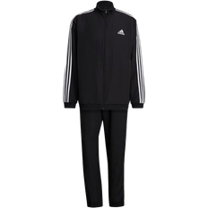 Fitness & Gymträning - Herr Jumpsuits & Overaller adidas Aeroready Essentials Regular Fit 3-Stripes Tracksuit - Black/White