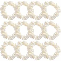 Shein 12pcs White Bow Scrunchies