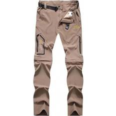Shein Men's Outdoor Quick-Drying Pants For Summer With Detachable Lower Leg, Hiking, Trekking, Climbing Sports Trousers