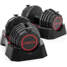 22.5 kg - Justerbara hantlar Gymstick Quick-lock Dumbbells 45kg