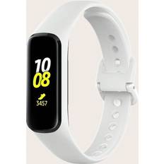 Shein 1pc Unisex Fashionable White Silicone Watch Band Compatible With Samsung Galaxy Fit 2 R220, Removable Smart Watch Strap Accessory