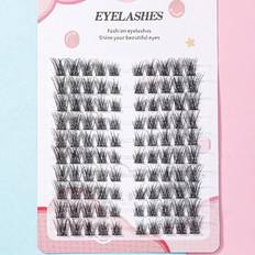 Cosmetics Shein 100 Pcs Eyelashe Extensions-DIY Cluster Lashes Cat Eye Lashes Individual Lashes Faux Mink Lashes Wing-Tipped Effect Natural Soft False Eyelashes