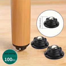 DIY Accessories Shein 4pcs/Set Silent Caster Wheels For Home Use
