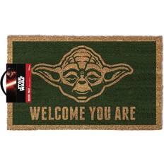 Multicoloured Entrance Mats Star Wars Yoda Door Mat Brown, Multicolour, Green