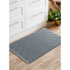 80.0 cm Entrance Mats Serdim Rugs Ivy Washable Trellis Anti Grey cm