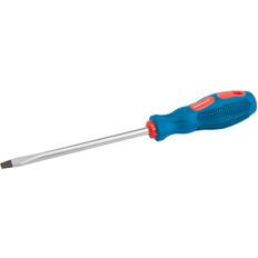 Loops 100mm Slotted Screwdriver Soft Grip Handle & Hard Steel Flared Driver