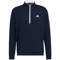 Golf - Uomo Top Adidas Quarter Zip Golf Pullover - Collegiate Navy/White