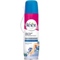 Sprayflasker Hårfjerningsprodukter Veet Silky Fresh Spray On Hair Removal Cream Sensitive Skin 150ml