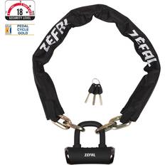 Zefal Antivols de Vélo Zefal Antivol velo chaine cle k-traz m18 diam 10mm noir 1.10m avec cles