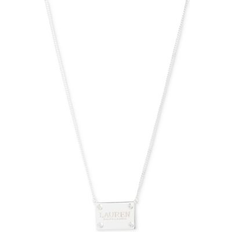 Lauren Ralph Lauren Women's Silver Crystal Necklace, 38cm