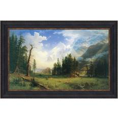 Design Toscano Mountain Landscape Replica Painting: Small Framed Art