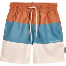 158/164 Badehosen Playshoes Badeshorts marine nachtblau hellblau 134-140