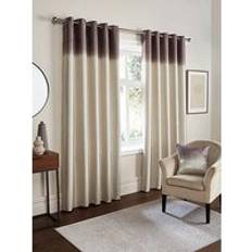 Brown Curtains & Accessories Fusion Strata Ombre