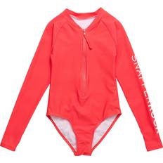 Red Swimsuits Children's Clothing Snapper Rock Watermelon Sustainable LS Surf Suit Red, 1-2Y Maisonette