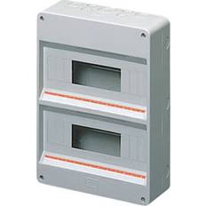 Gewiss Gruppetavle 2x12 Modul Grå uden Låge, IP40