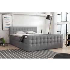 140 cm - Integrierte Aufbewahrung Boxspringbetten Anker Deluxe Boxspringbett 140x200cm