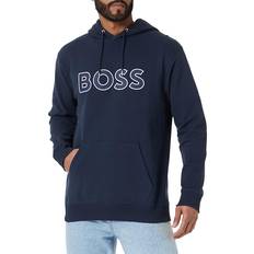 Hugo boss hoodie herr HUGO BOSS Welogox Hoodie - Dark Blue