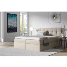 Bed-in-a-Box Betten & Matratzen Fun furniture BURGOS Beige Boxspringbett 180x200cm