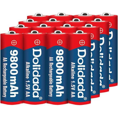 Daweikala AA Rechargeable 9800mAh 12-pack