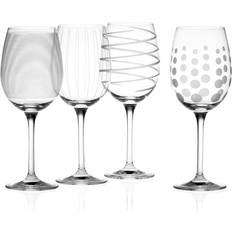 Plata Gafas Mikasa Cheers Copa de Vino Blanco 45cl 4pcs