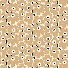 Marimekko Little Poppy Tischdecke Natur, Beige, Blau, Weiß (145x88cm)