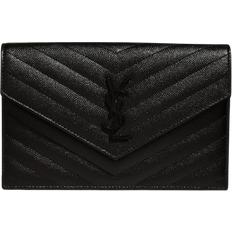 Woman wallet Saint Laurent YSL Monogram Small Wallet - Black