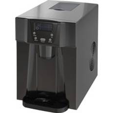 Ice Maker Machine and Water Dispenser, Counter Top Ice Cube Maker w/ 3L Tank, Adjustable Cube Size, 9 Ice Cubes per 6-10 Minutes