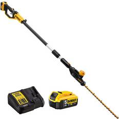 Dewalt 18v xr hedge trimmer Dewalt DCMPH566P1 18V XR Pole Hedge Trimmer, 1x 5.0Ah Battery & Charger