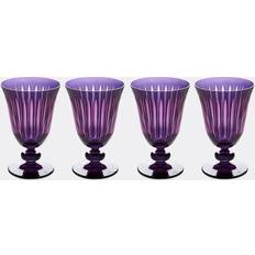 Purple Wine Glasses L'Objet 'prism' Wine Glass