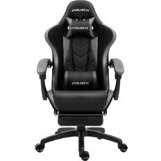 Gaming Chairs Dowinx Ergonomic Gaming Chair with Massage Lumbar Support, High Back Office Computer Chair with Footrest, Racing Style Recliner PU Leather Gamer