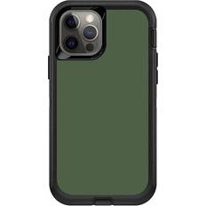 MightySkins OTDIP12-Solid Olive for Otterbox Defender iPhone 12 & 12 Pro Solid Olive