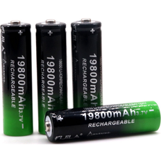 Batteri 18650 3.7v Fijila 18650 3.7V Rechargeable Lithium Ion Battery 19800mAh Compatible 2-pack