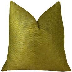 Viscose Complete Decoration Pillows Plutus Brands Deep Lemon Luxury Complete Decoration Pillows Gold