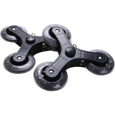 DIY Accessories Tlily 2Pcs/Set Black Shopping Cart Trolley Caster Luggage Suitcase Roller Replacement Wheel Pulley Sliding Roller Wheel Accessories