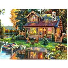 Diamond Paintings Tlily Diamond Full Diamond Round Diamond Living Room Decoration Crafts Wooden House