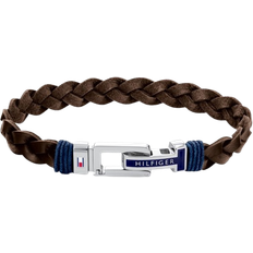 Tommy Hilfiger Braided Bracelet - Silver/Blue/Brown