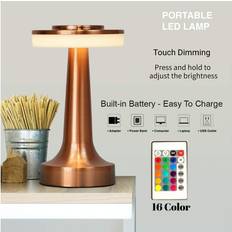 Flemye Bronze RGB LED Retro Bar Touch Sensor Table Lamp