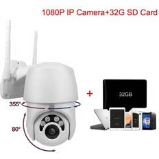 Surveillance Cameras Zhike 1080P IP Camera+32G SD Card 1080P CCTV HD IR