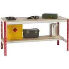 DIY Accessories Just Just Workbench with Chipboard Top & Half Under shelf 2400 w x 750 d