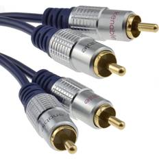 Cables Kenable Pure OFC HQ 2 RCA Phono to Gold