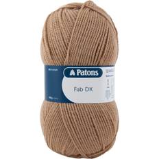 Yarn & Needlework Supplies Patons Fab DK 100g Camel 2308