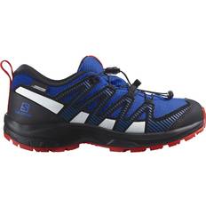 Blau Wanderstiefel Salomon XA Pro V8 CSWP Jr - Lapis Blue/Black/Fiery Red